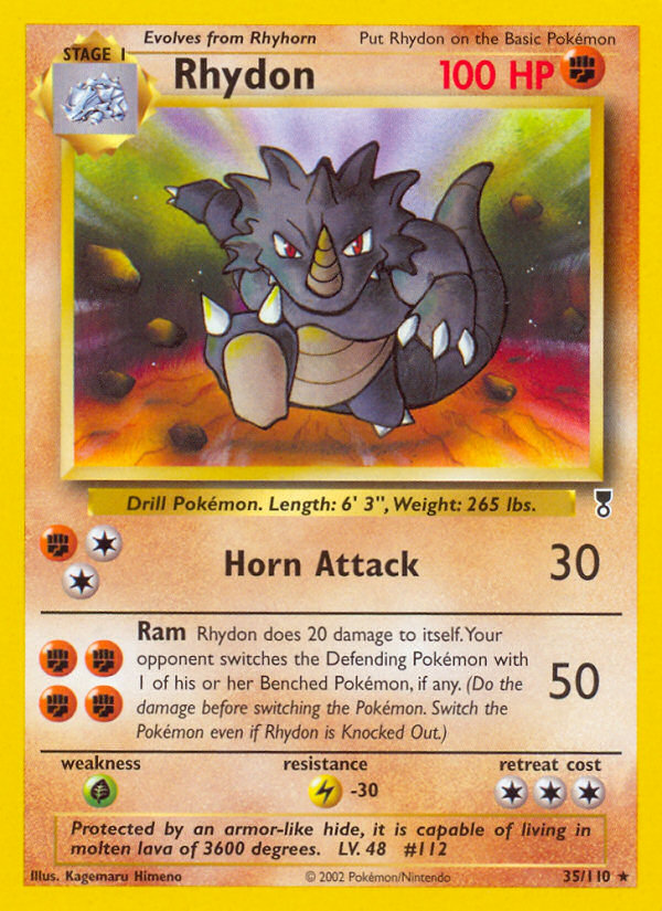 Rhydon (35/110) [Legendary Collection] | Dumpster Cat Games