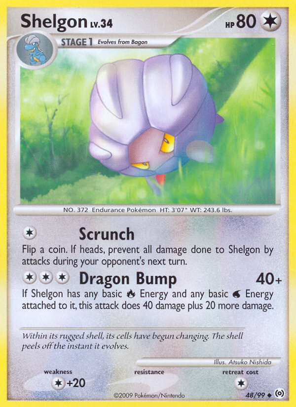 Shelgon (48/99) [Platinum: Arceus] | Dumpster Cat Games