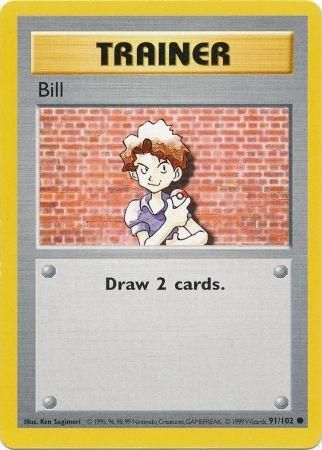 Bill (91/102) [Base Set Shadowless Unlimited] | Dumpster Cat Games