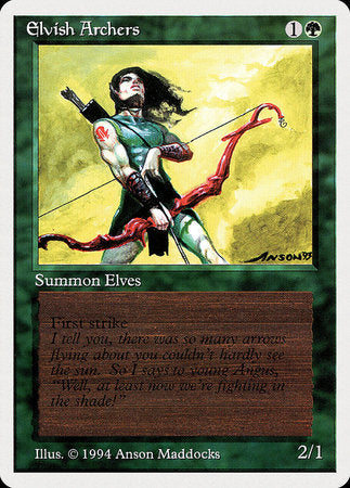 Elvish Archers [Summer Magic / Edgar] | Dumpster Cat Games