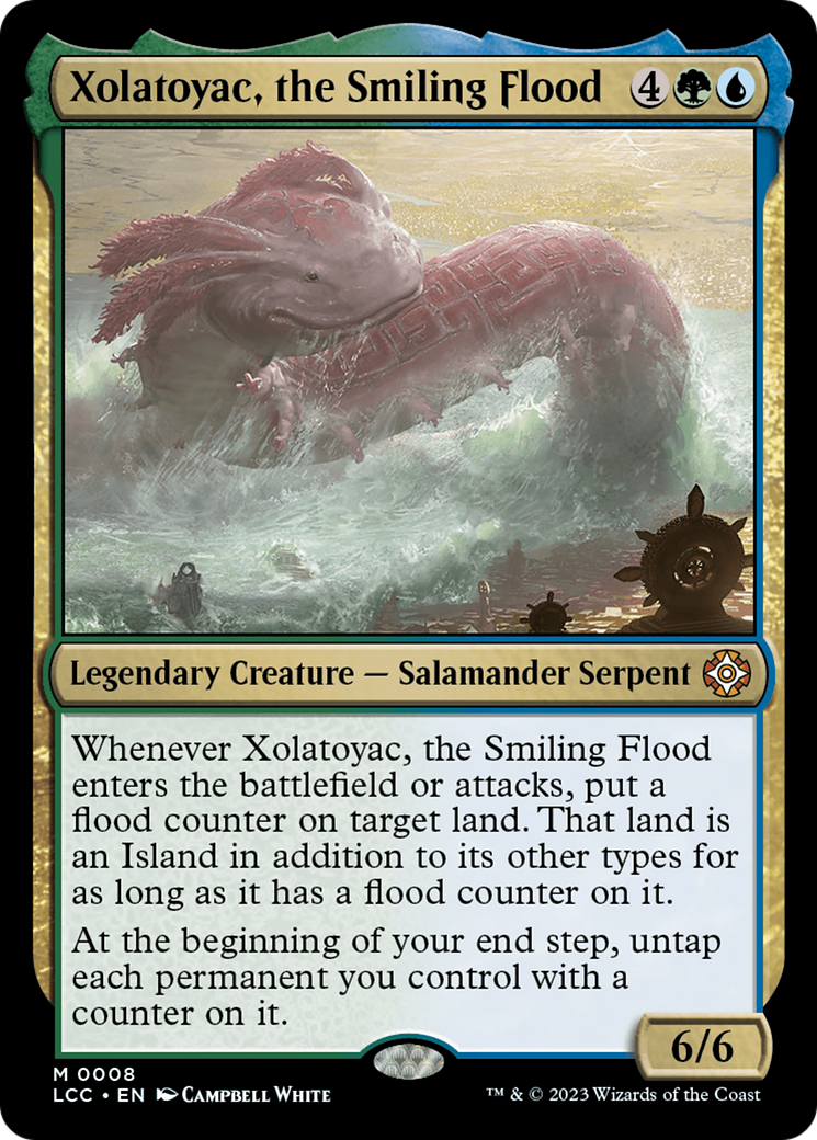 Xolatoyac, the Smiling Flood [The Lost Caverns of Ixalan Commander] | Dumpster Cat Games