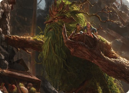 Treebeard, Gracious Host Art Card [The Lord of the Rings: Tales of Middle-earth Art Series] | Dumpster Cat Games