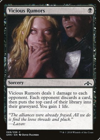 Vicious Rumors [Guilds of Ravnica] | Dumpster Cat Games