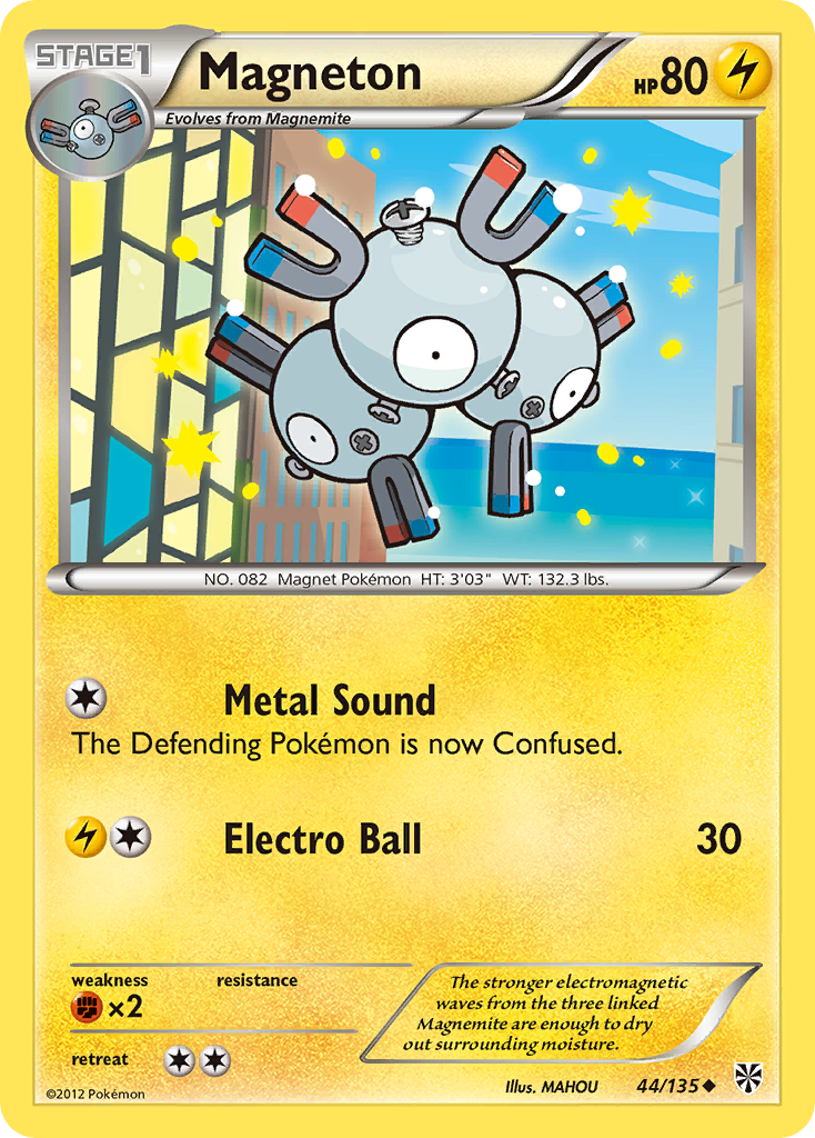 Magneton (44/135) [Black & White: Plasma Storm] | Dumpster Cat Games