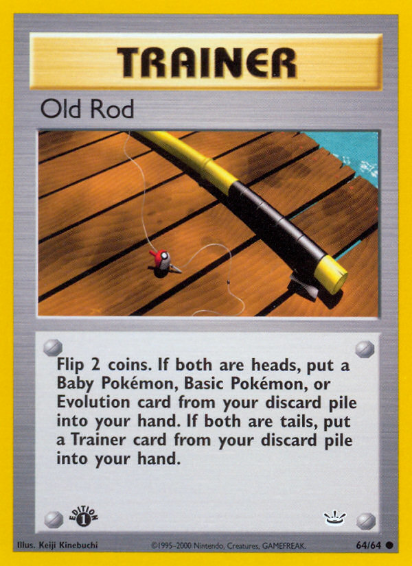 Old Rod (64/64) [Neo Revelation 1st Edition] | Dumpster Cat Games