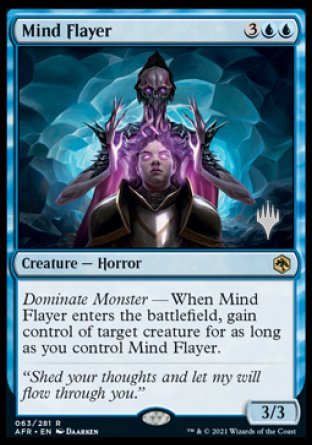 Mind Flayer (Promo Pack) [Dungeons & Dragons: Adventures in the Forgotten Realms Promos] | Dumpster Cat Games