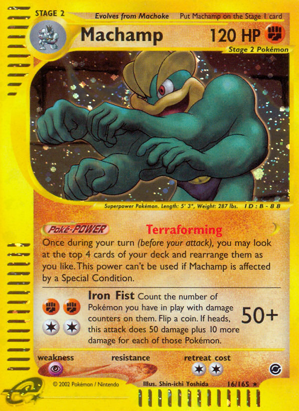 Machamp (16/165) [Expedition: Base Set] | Dumpster Cat Games