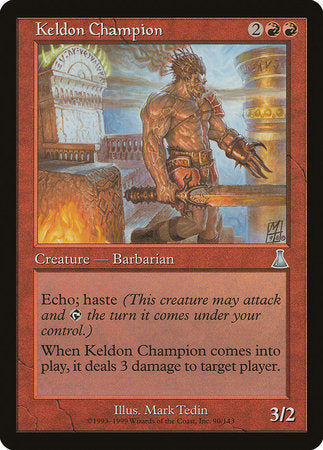 Keldon Champion [Urza's Destiny] | Dumpster Cat Games