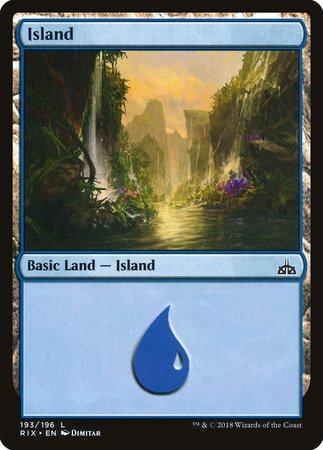 Island [Rivals of Ixalan] | Dumpster Cat Games