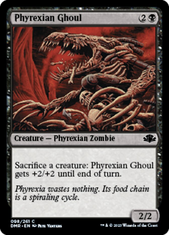 Phyrexian Ghoul [Dominaria Remastered] | Dumpster Cat Games