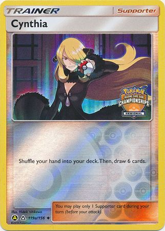 Cynthia (119a/156) (Regional Championship Promo) [Sun & Moon: Ultra Prism] | Dumpster Cat Games