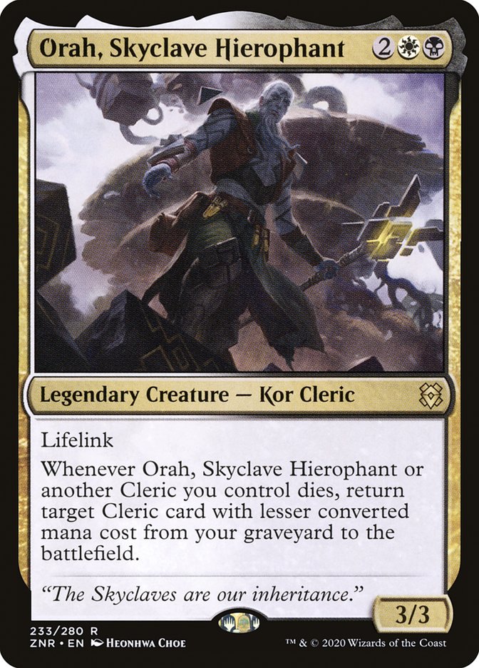 Orah, Skyclave Hierophant [Zendikar Rising] | Dumpster Cat Games