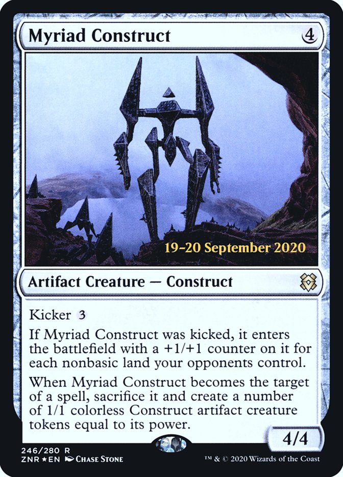 Myriad Construct  [Zendikar Rising Prerelease Promos] | Dumpster Cat Games