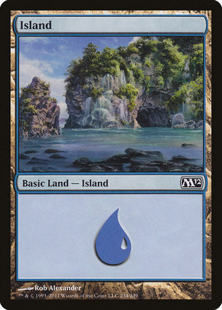 Island (234) [Magic 2012] | Dumpster Cat Games