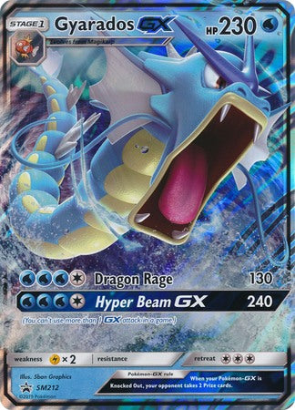 Gyarados GX (SM212) (Jumbo Card) [Sun & Moon: Black Star Promos] | Dumpster Cat Games