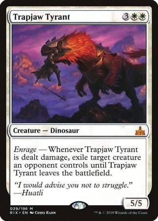 Trapjaw Tyrant [Rivals of Ixalan] | Dumpster Cat Games