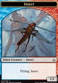 Insect // Zombie Double-sided Token [Hour of Devastation Tokens] | Dumpster Cat Games