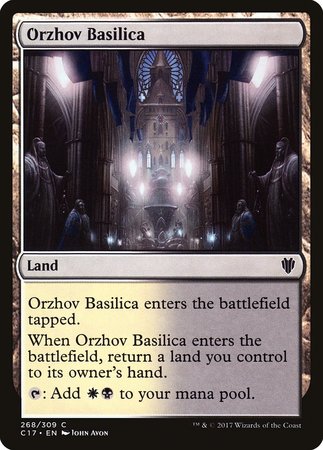 Orzhov Basilica [Commander 2017] | Dumpster Cat Games