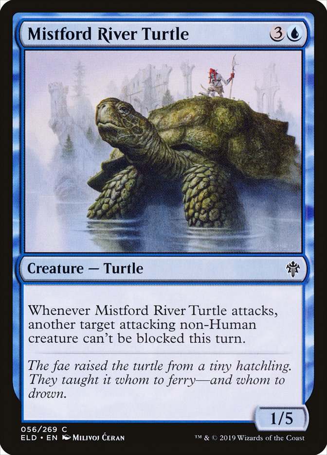 Mistford River Turtle [Throne of Eldraine] | Dumpster Cat Games