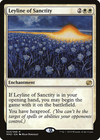 Leyline of Sanctity [Modern Masters 2015] | Dumpster Cat Games