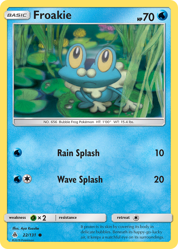 Froakie (22/131) [Sun & Moon: Forbidden Light] | Dumpster Cat Games