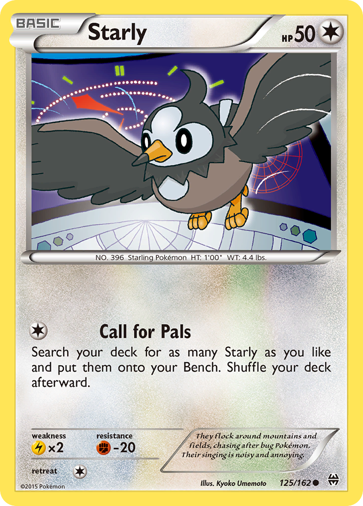 Starly (125/162) [XY: BREAKthrough] | Dumpster Cat Games