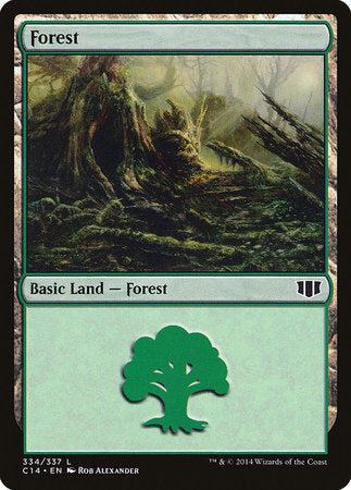 Forest (334) [Commander 2014] | Dumpster Cat Games