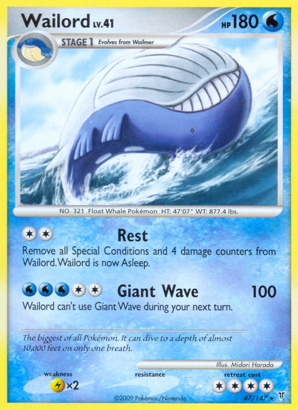 Wailord (47/147) [Platinum: Supreme Victors] | Dumpster Cat Games