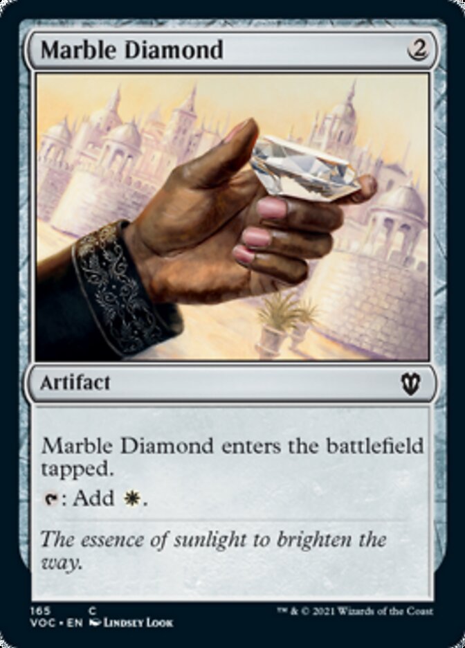 Marble Diamond [Innistrad: Crimson Vow Commander] | Dumpster Cat Games