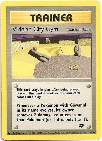 Viridian City Gym (123/132) [Gym Challenge Unlimited] | Dumpster Cat Games