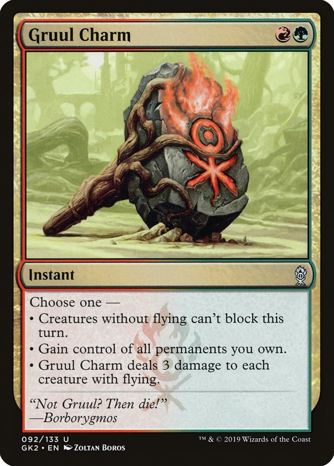 Gruul Charm [Ravnica Allegiance Guild Kit] | Dumpster Cat Games