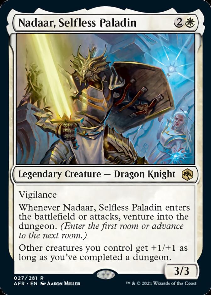 Nadaar, Selfless Paladin [Dungeons & Dragons: Adventures in the Forgotten Realms] | Dumpster Cat Games