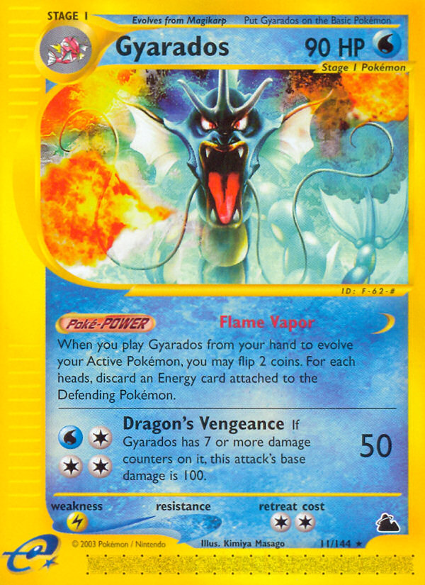 Gyarados (11/144) [Skyridge] | Dumpster Cat Games