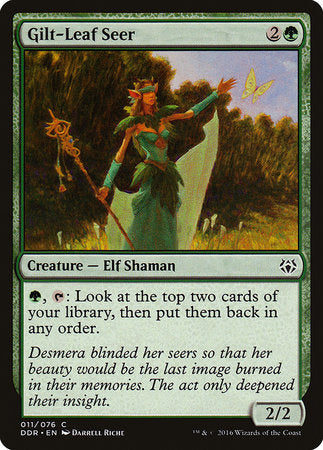 Gilt-Leaf Seer [Duel Decks: Nissa vs. Ob Nixilis] | Dumpster Cat Games