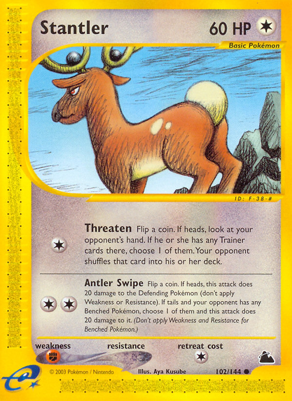 Stantler (102/144) [Skyridge] | Dumpster Cat Games