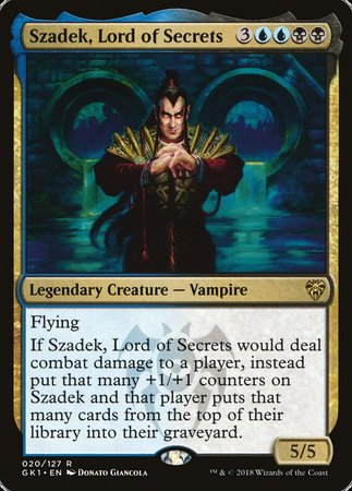 Szadek, Lord of Secrets [GRN Guild Kit] | Dumpster Cat Games