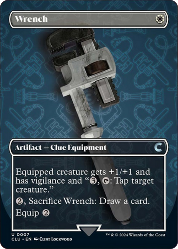 Wrench (Borderless) [Ravnica: Clue Edition] | Dumpster Cat Games