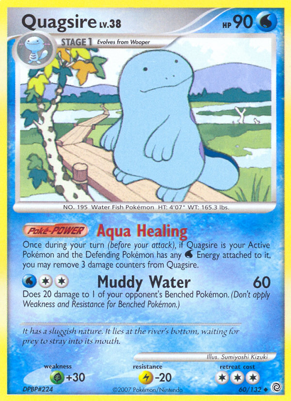 Quagsire (60/132) [Diamond & Pearl: Secret Wonders] | Dumpster Cat Games