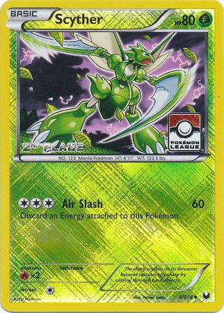 Scyther (4/108) (League Promo 2nd Place) [Black & White: Dark Explorers] | Dumpster Cat Games