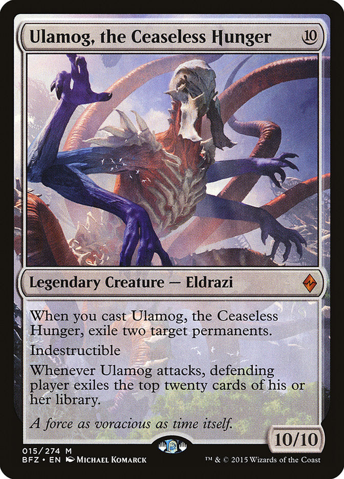 Ulamog, the Ceaseless Hunger [Battle for Zendikar] | Dumpster Cat Games