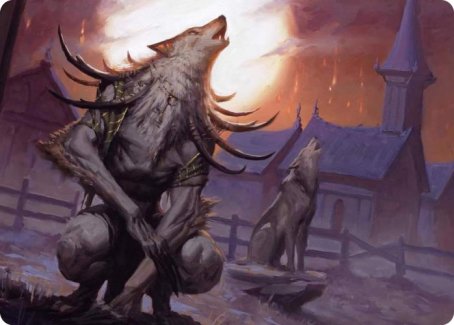 Lord of the Ulvenwald Art Card [Innistrad: Midnight Hunt Art Series] | Dumpster Cat Games