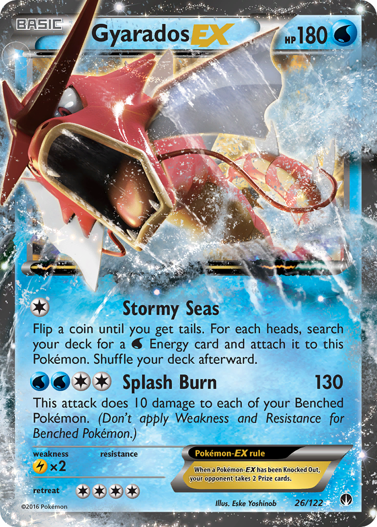 Gyarados EX (26/122) [XY: BREAKpoint] | Dumpster Cat Games