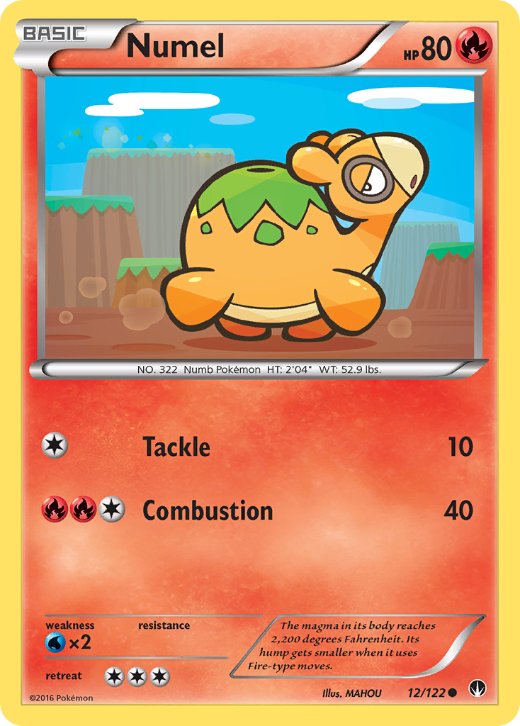 Numel (12/122) [XY: BREAKpoint] | Dumpster Cat Games