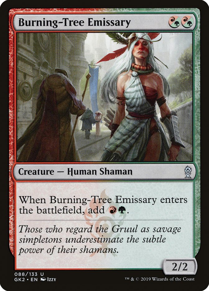 Burning-Tree Emissary [Ravnica Allegiance Guild Kit] | Dumpster Cat Games