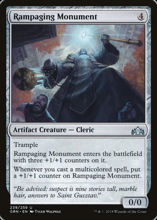 Rampaging Monument [Guilds of Ravnica] | Dumpster Cat Games