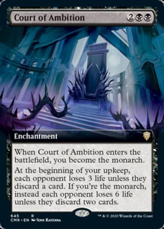 Court of Ambition (Extended Art) [Commander Legends] | Dumpster Cat Games