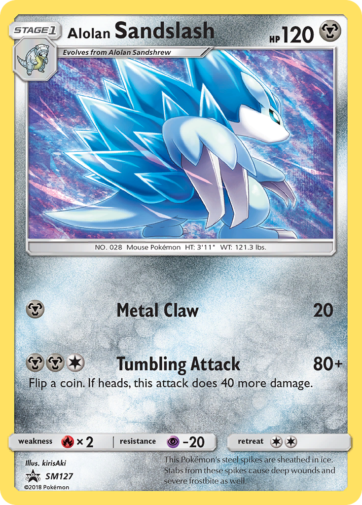 Alolan Sandslash (SM127) [Sun & Moon: Black Star Promos] | Dumpster Cat Games