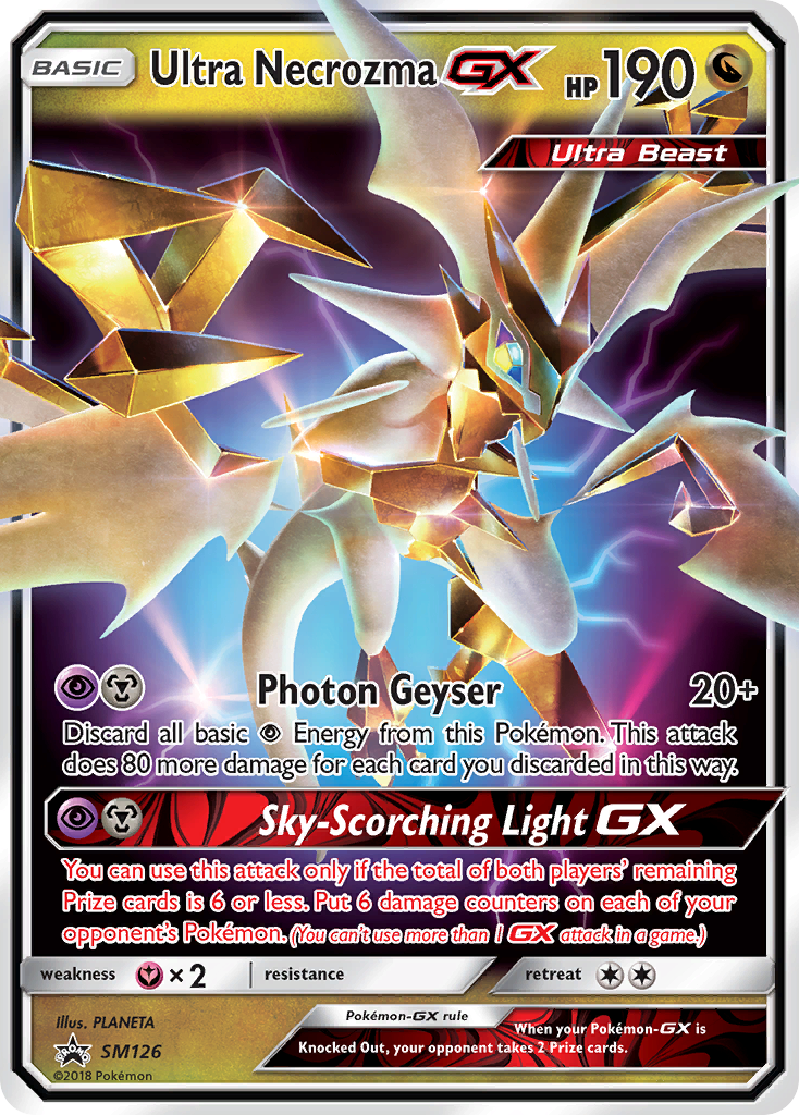 Ultra Necrozma GX (SM126) [Sun & Moon: Black Star Promos] | Dumpster Cat Games