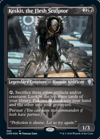 Keskit, the Flesh Sculptor (Foil Etched) [Commander Legends] | Dumpster Cat Games