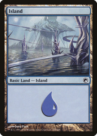 Island (235) [Scars of Mirrodin] | Dumpster Cat Games